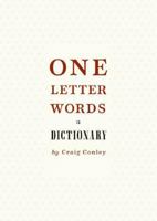 One-Letter Words: A Dictionary 0060798734 Book Cover