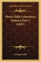 Storia della letteratura italiana Parte 1 1166792293 Book Cover