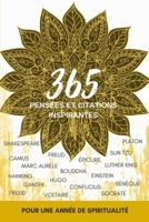365 pensées et citations inspirantes (French Edition) 1675883408 Book Cover