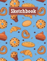 Sketchbook: 8.5 x 11 Notebook for Creative Drawing and Sketching Activities with Baking Themed Cover Design 1710132027 Book Cover
