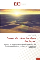 Devoir de mémoire dans les livres 6203448125 Book Cover