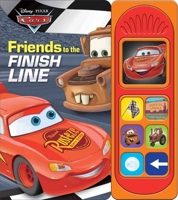Disney Pixar Cars - Friends to the Finish Line 7-Button Sound Book - Featuring Lightning McQueen and Mater - PI Kids 1503767973 Book Cover