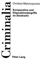 Komparative Und Dispositionsbegriffe Im Strafrecht 3631307748 Book Cover
