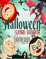 Halloween Word Search and Coloring Pages: halloween activities for kids ages 4-8| word search for second grade| halloween coloring pages|halloween ... puzzles for kids with key solution. (H312020) B08KFWM6SY Book Cover