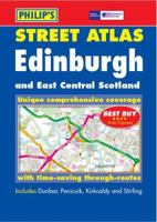 Philip's Street Atlas Edinburgh and East Central Scotland 0540081787 Book Cover