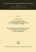 Über die Bestimmung der D-Schicht-Absorption für eine 2000 km lange Messstrecke und deren Endpunkte 3663039412 Book Cover