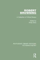 Robert Browning a Collection of Critical Essays 1138671088 Book Cover
