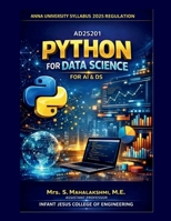 Ad25201-Python for Data Science B0GFXQPLV8 Book Cover