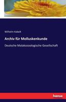 Archiv Fur Molluskenkunde 3741167010 Book Cover