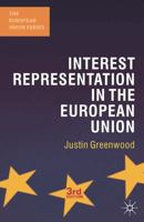 Interest Representation in the European Union 1137491310 Book Cover