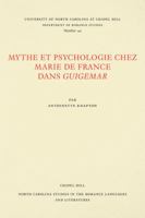 Mythe Et Psychologie Chez Marie de France Dans Guigemar 0807891428 Book Cover