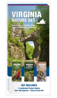 Virginia Nature Set: Field Guides to Wildlife, Birds, Trees & Wildflowers of Virginia 1620051710 Book Cover