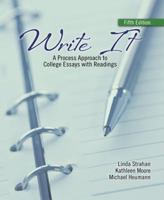 Write It: A Process Approach to College Essays with Readings 1465243941 Book Cover