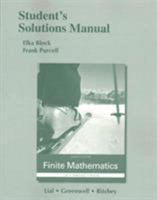 Student's Solutions Manual for Finite Mathematics 0321997425 Book Cover