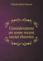 Consideratons On Some Recent Social Theories 1378904346 Book Cover