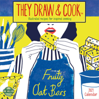 They Draw & Cook 2021 Wall Calendar: Illustrated Recipes for Inspired Cooking 1631366459 Book Cover