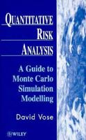 Quantitative Risk Analysis: A Guide to Monte Carlo Simulation Modelling 0471958034 Book Cover