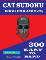 Cat Sudoku Book-2: Sudoku books for adults gift for cat lovers B091F18HH8 Book Cover