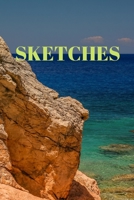 Sketches: 90 Pages of 6 X 9 Inch Bound Top Half White Blank Bottom Half College Ruled 1692567691 Book Cover
