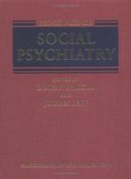 Principles of Social Psychiatry 0632033363 Book Cover