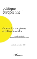 Construction Europénne Et Politiques Sociales 2738499805 Book Cover