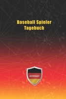 Baseball Spieler Tagebuch: Notizbuch, Notizblock, Buch mit 120 linierten Seiten f�r To-Do Listen - Tagebuch - Journal - Schulheft - Collegeblock 1661697348 Book Cover