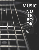 Music Notebook: Blank Sheet Music Notebook, Music Manuscript Paper, Composition Notebook, (110 Pages, 12 Staves per page, Blank, 8.5 x 11) 1673289207 Book Cover