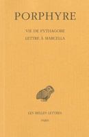 Porphyre, Vie de Pythagore - Lettre a Marcella 2251003614 Book Cover