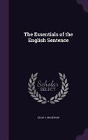 The Essentials Of The English Sentence 1165112078 Book Cover