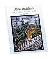 Molly Hashimoto: Birds & Other Wildlife Coloring Book 0764982184 Book Cover