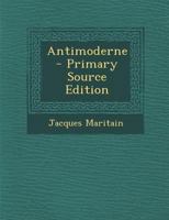 Antimoderne 1015674062 Book Cover