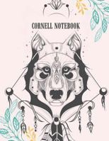 Cornell notebook: Black Dog Cover, Note Taking Notebook, For Students, Writers,school supplies list, Notebook 8.5" x 11"- 120 Pages 1723511463 Book Cover