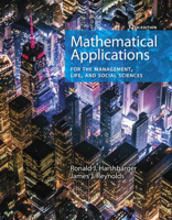 Mathematical Applications for the Management, Life and Social Sciences 0395961424 Book Cover