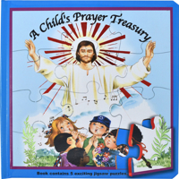 A Child's Prayer Treasury (Puzzle Book): St. Joseph Puzzle Book: Book Contains 5 Exciting Jigsaw Puzzles 0899427197 Book Cover