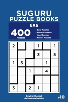 Suguru Puzzle Books - 400 Easy to Master Puzzles 6x6 B0849T1L5D Book Cover