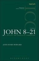 The International Critical Commentary/Gospel According To St. John Volume 2 B00GLSFUAU Book Cover