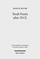 Torah Praxis After 70 Ce: Reading Matthew and Luke-Acts as Jewish Texts 3161527232 Book Cover