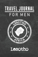 Travel Journal for Men Lesotho: 6x9 Travel Notebook or Diary with prompts, Checklists and Bucketlists perfect gift for your Trip to Lesotho for every your Man, Husband or Boyfriend 1712764225 Book Cover