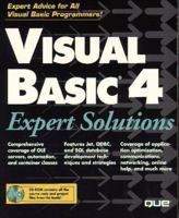 Visual Basic 4 Expert Solutions/Book and Cd-Rom 0789700735 Book Cover
