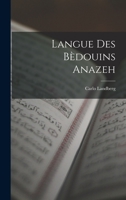 Langue des Bèdouins Anazeh 1018282866 Book Cover
