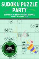 Sudoku Puzzle Party: Volume 16: Emoji Sudoku 1963597400 Book Cover
