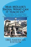 India: What it Can Teach Us 817167920X Book Cover