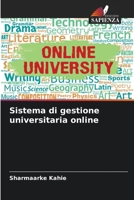 Sistema di gestione universitaria online 6204136526 Book Cover