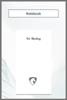 Notebook: For meeting: Gray tile 1655557874 Book Cover