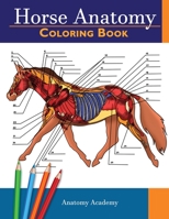 Horse Anatomy Coloring Book: Incredibly Detailed Self-Test Equine Anatomy Color workbook | Perfect Gift for Veterinary Students, Horse Lovers & Adults 1914207068 Book Cover