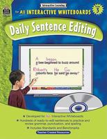 Interactive Learning: Daily Sentence Editing Grade 3 1420638858 Book Cover
