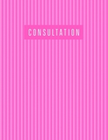 Consultation book: Indexed consultation record book - Client / Customer / Interview / Meetings B088N92S37 Book Cover