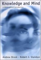 Knowledge and Mind: A Philosophical Introduction 0262523175 Book Cover