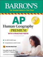 AP Human Geography Premium: With 5 Practice Tests 1506258840 Book Cover
