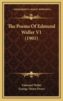 The Poems Of Edmund Waller V1 1164124684 Book Cover